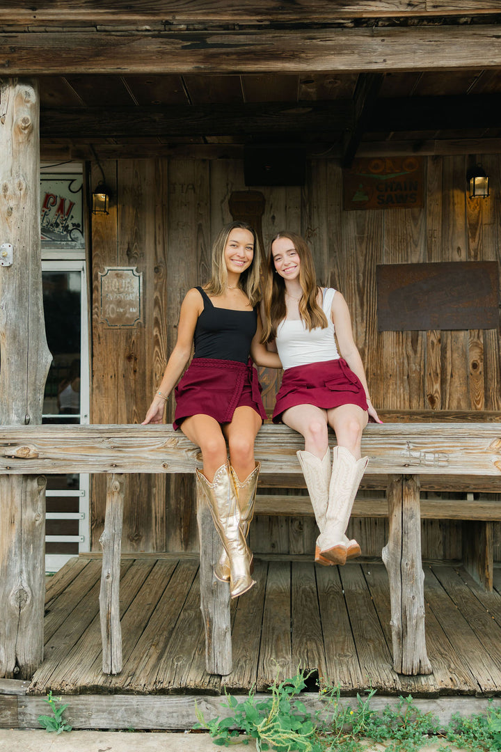 Ready To Win Skort, Maroon