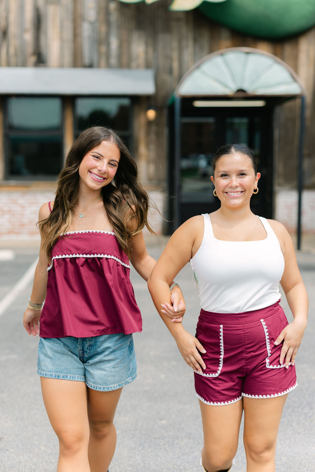 Spirit Walk Style Top, Maroon