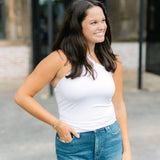 Linnie Top, White