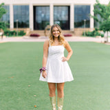 Rally Ready Dress, White