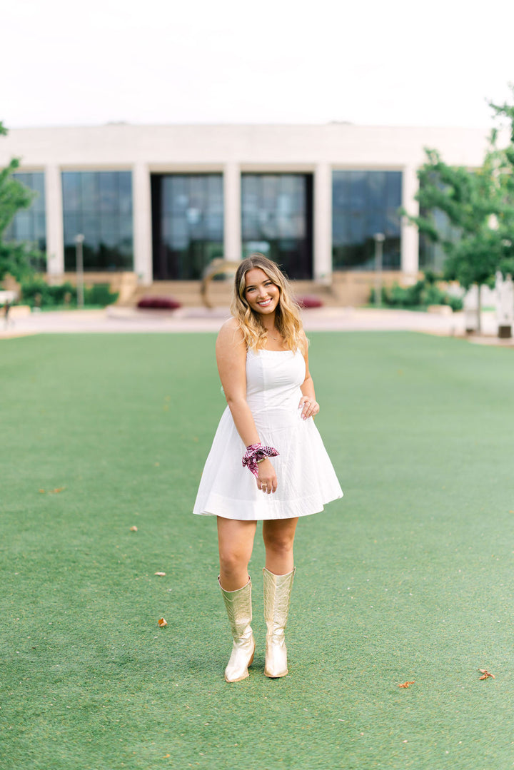 Rally Ready Dress, White