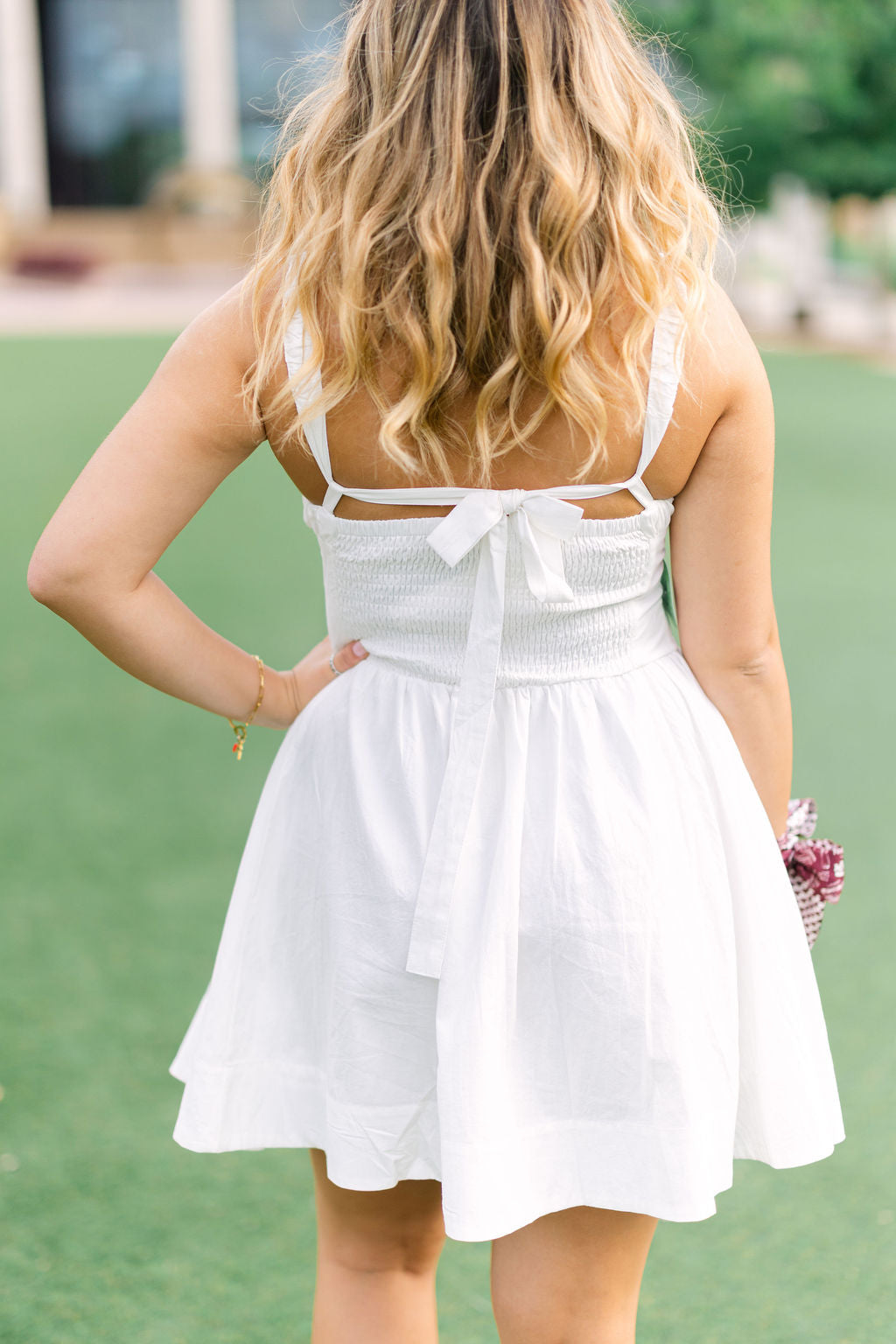 Rally Ready Dress, White
