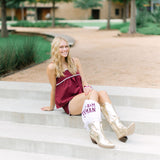 Spirit Walk Style Shorts, Maroon
