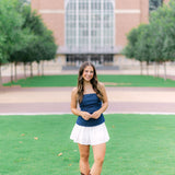 Extra Point Victory Top, Dark Denim