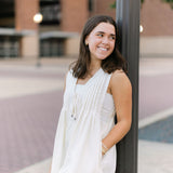 Webster Romper, Ecru