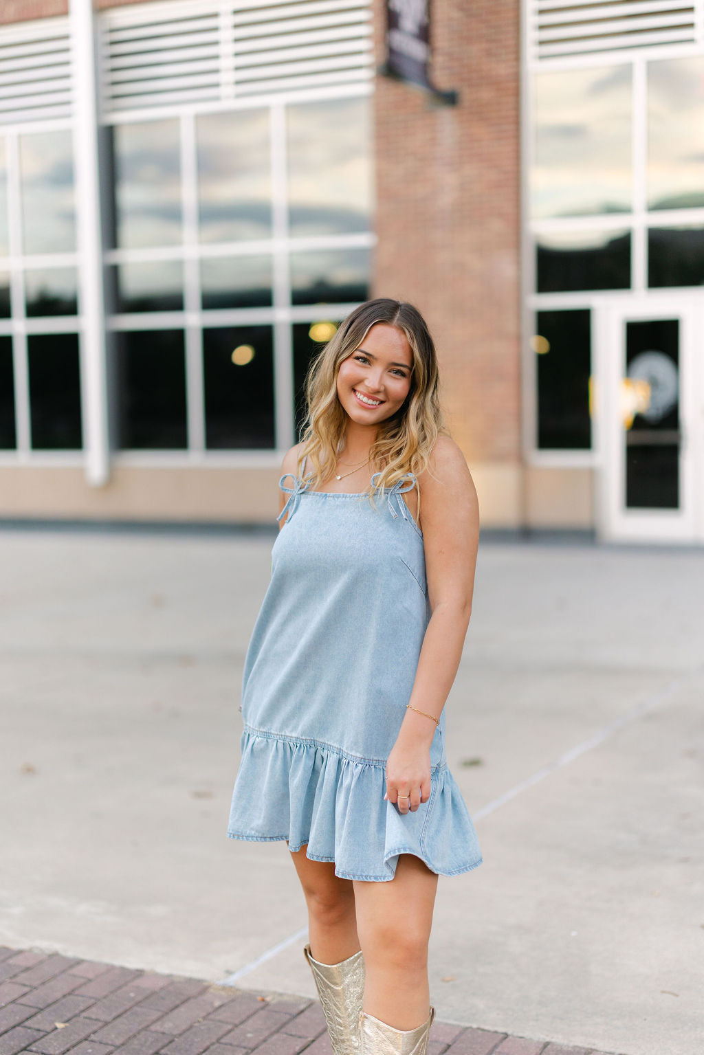 Hung Up On You Denim Mini Dress