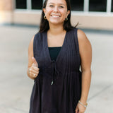 Webster Romper, Black