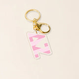 Sorority Stripes Acrylic Keychain