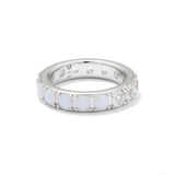 Chandler Gold Ring, White Opalite Mix