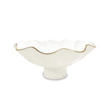 Encanto Carola Small Pedestal, Cream/White