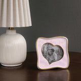 Encanto Curved Heart 5x5 Frame, Camellia