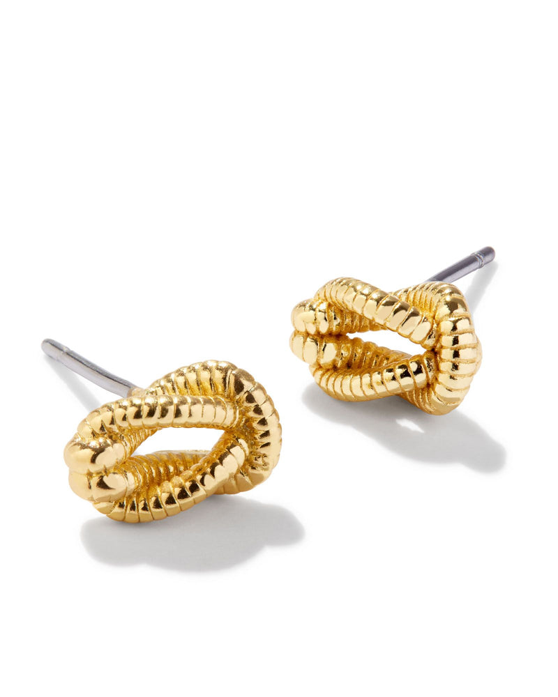 Annie Stud Earrings, Gold