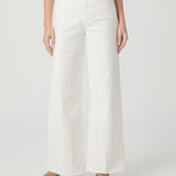 Anessa 31" W/ Raw Hem, Tonal Ecru