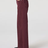 Anessa 31" Wide Leg Jean, Vintage Dark Oxblood