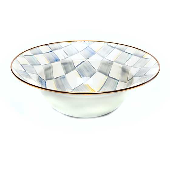 Sterling Check Serving Bowl