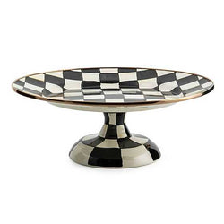Courtly Check Small Pedestal Platter