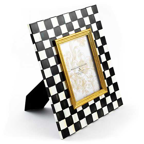 Courtly Check 5x7 Enamel Frame