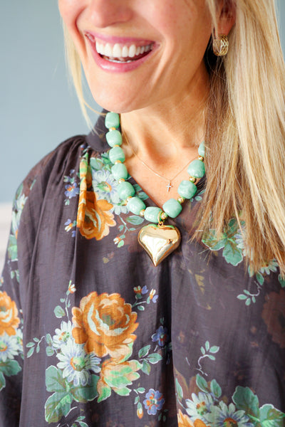 Chunky Heart Necklace