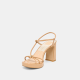 Odete Heels, Light Tan Leather