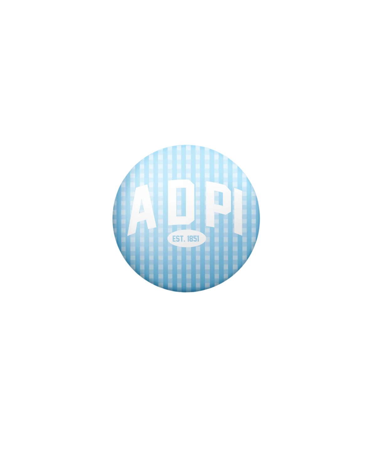 Sorority Gingham Button