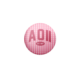 Sorority Gingham Button