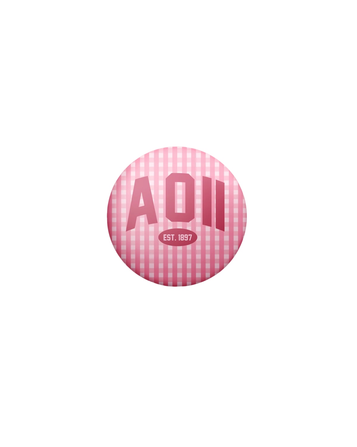 Sorority Gingham Button