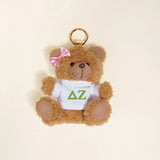 Sorority Teddy Bear Bag Charm