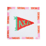 Sorority Knitted Pennant Needlepoint Canvas