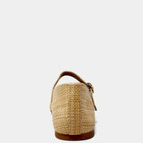 Annabelle Flat, Natural Woven
