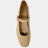 Annabelle Flat, Natural Woven