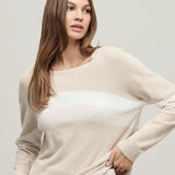 CozyChic Ultra Lite® Wavy Colorblock Pullover, Stone Multi