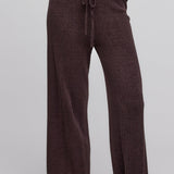 CozyChic Ultra Lite® Pointelle Crop Pant, Umber