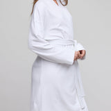 Brushed Luxe Lounge Robe, Sea Salt