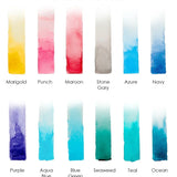 Watercolor Pocket Set of 12 with Brush, Ocean Colors