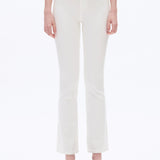 Mid Rise Flare Jean, White