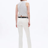 Mid Rise Flare Jean, White