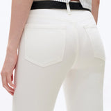 Mid Rise Flare Jean, White