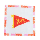 Sorority Knitted Pennant Needlepoint Canvas