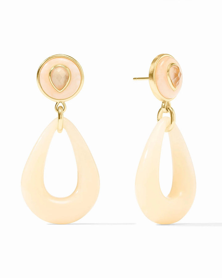 Carnaby Statement Earrings, Ivory