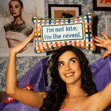 I'm the Reveal Needlepoint Pillow