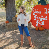 Ava Scallop Vest, Cream