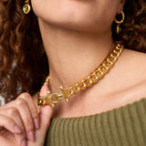 Dolce Link Necklace, Pearl