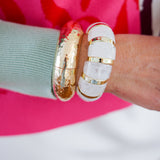 Marbled & Gold Stretch Bracelet