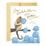 Blue in the Face Birthday Card