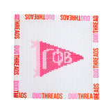 Sorority Knitted Pennant Needlepoint Canvas