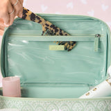 Vanity Case, Matcha Block Print