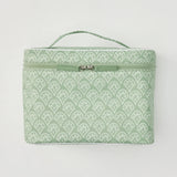 Vanity Case, Matcha Block Print