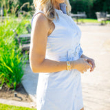 Oxford Occasion Dress, Baby Blue