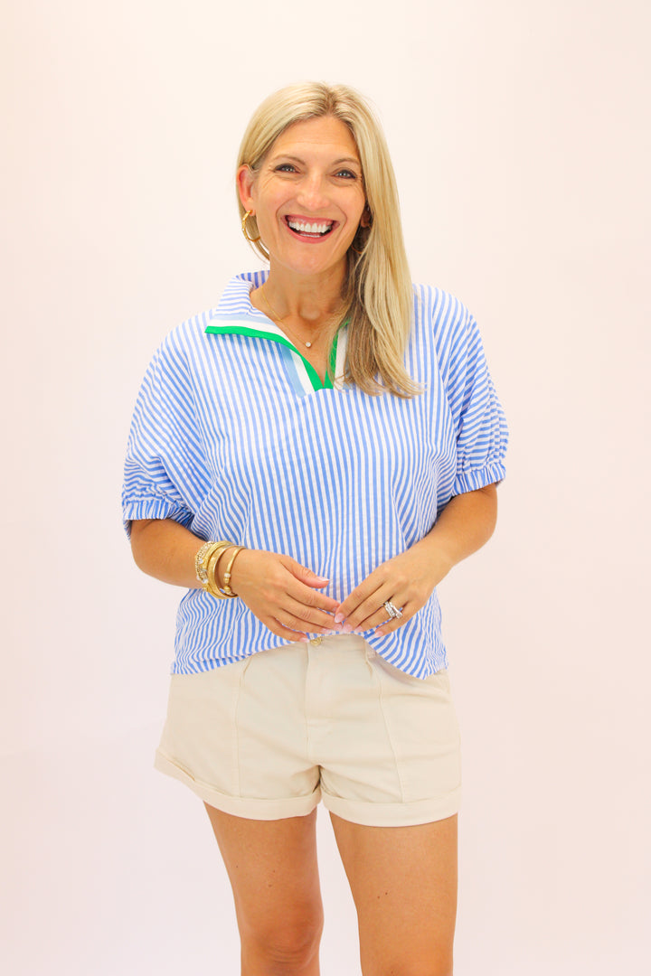 Blueberry Crush Top, Blue