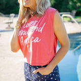 Love Jesus & America Tank, Red